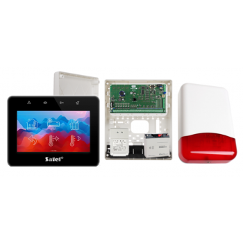 ZESTAW ALARMOWY SATEL INTEGRA 64 + INT-TSG2-B + OPU-3P + AWT682 + 17Ah + SYRENA TI700